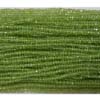 AAA quality Peridot faceted roundel 13 inch strand 3 - 3.5mm approx